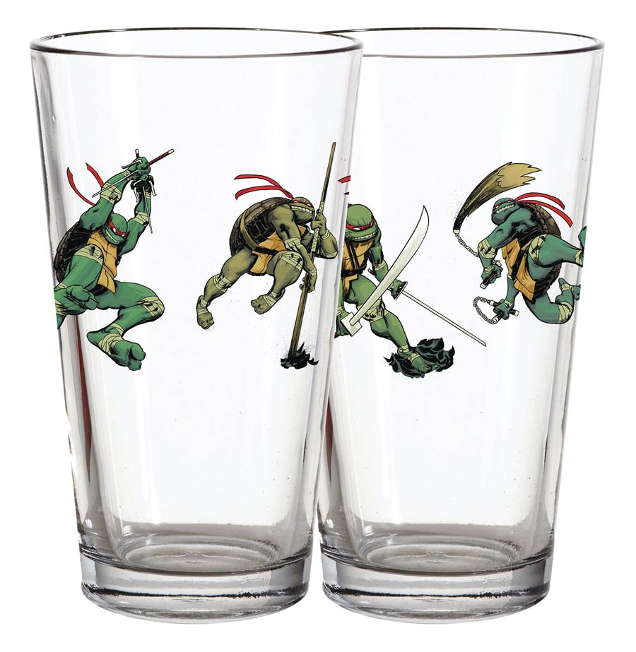 Teenage Mutant Ninja Turtles Previews Exclusive Pint Glass - Ninja Wrap