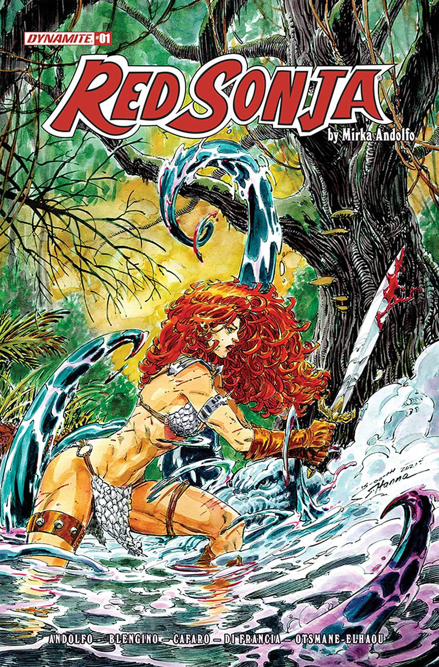 Red Sonja Vol 9 #1 Cover G Incentive Brett Booth Variant Cover