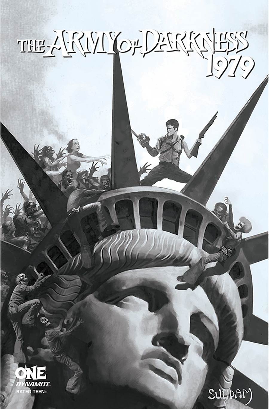 Army Of Darkness 1979 #1 Cover F Incentive Arthur Suydam Black & White Cover