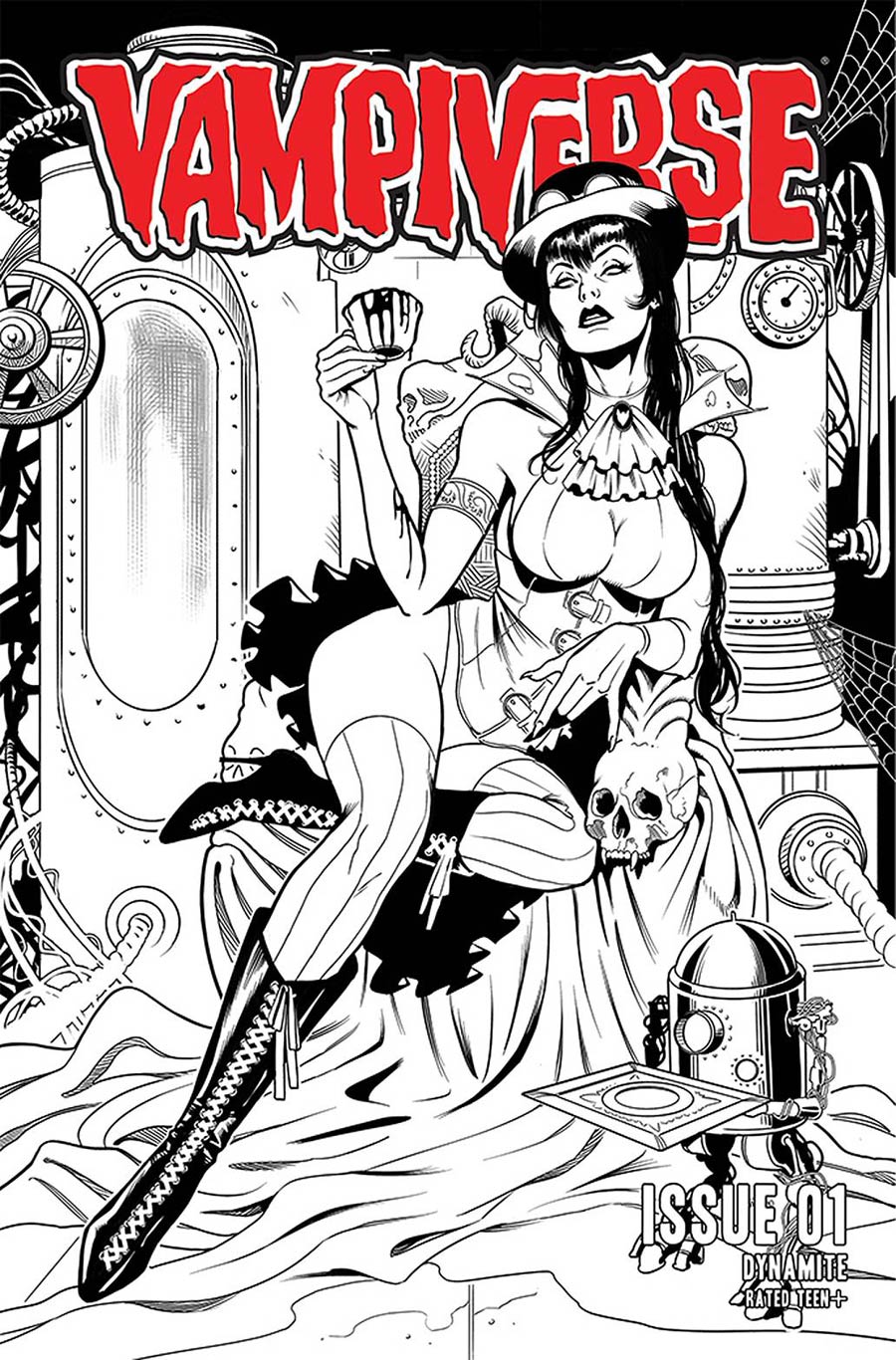 Vampiverse #1 Cover I Incentive Maria Laura Sanapo Line Art Cover