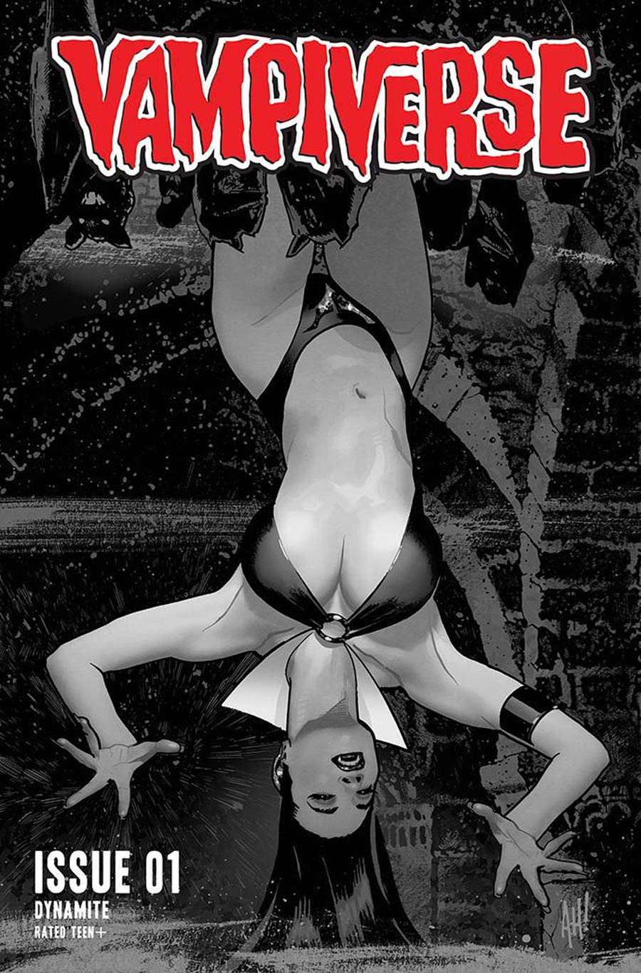 Vampiverse #1 Cover K Incentive Adam Hughes Black & White Cover