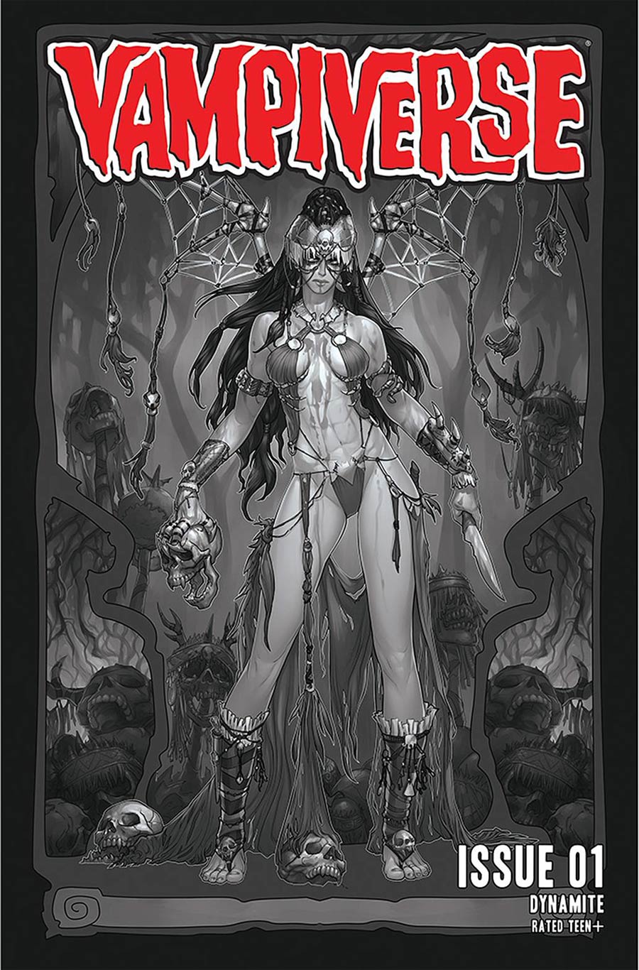 Vampiverse #1 Cover L Incentive Meghan Hetrick Black & White Cover
