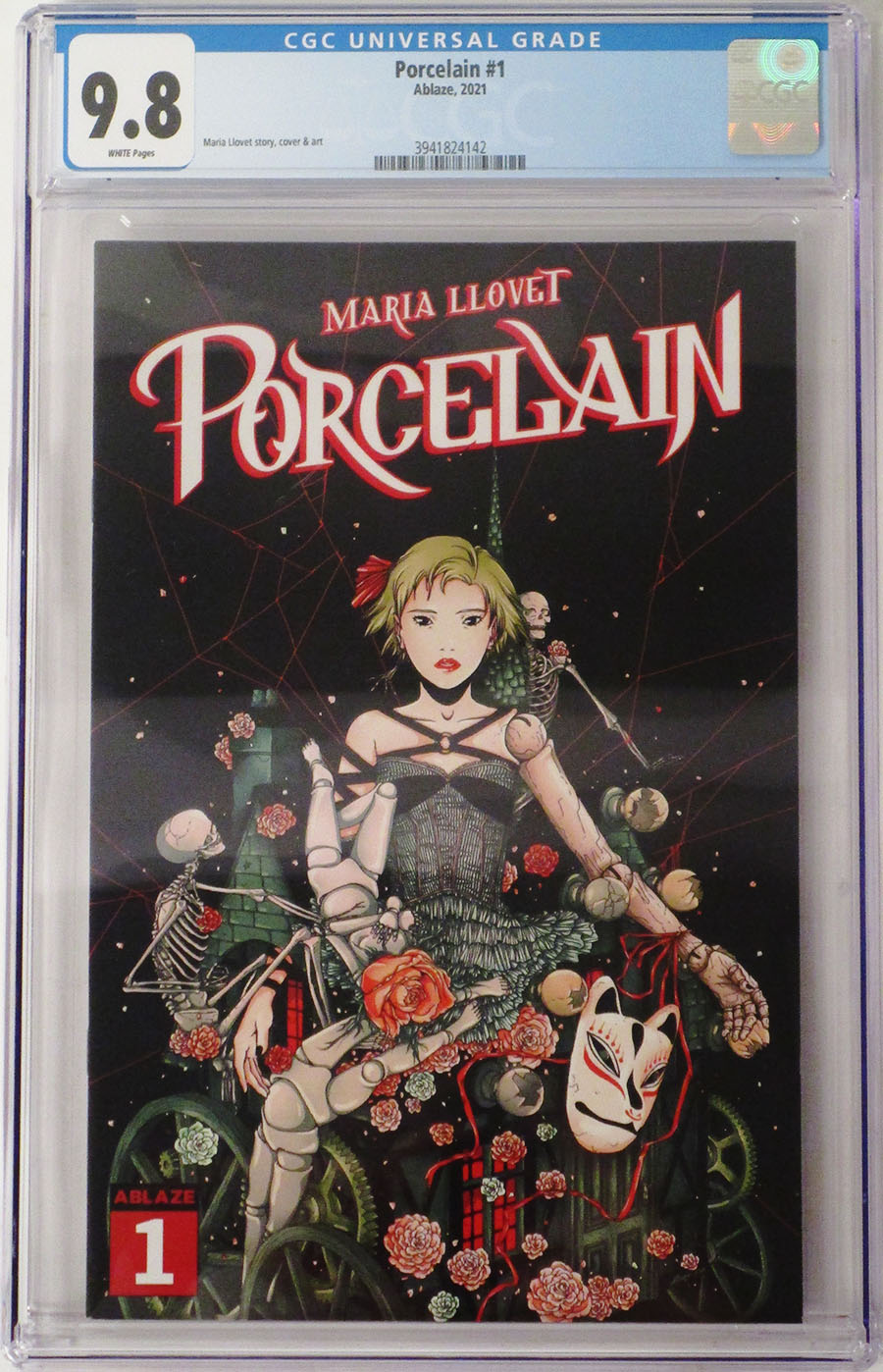 Maria Llovets Porcelain #1 Cover M DF CGC Graded 9.8