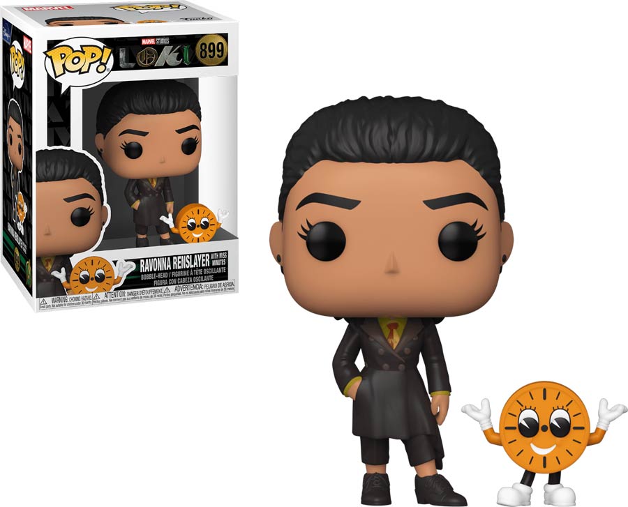 POP Marvel Loki Ravonna Renslayer With Miss Minutes Vinyl Bobble Head
