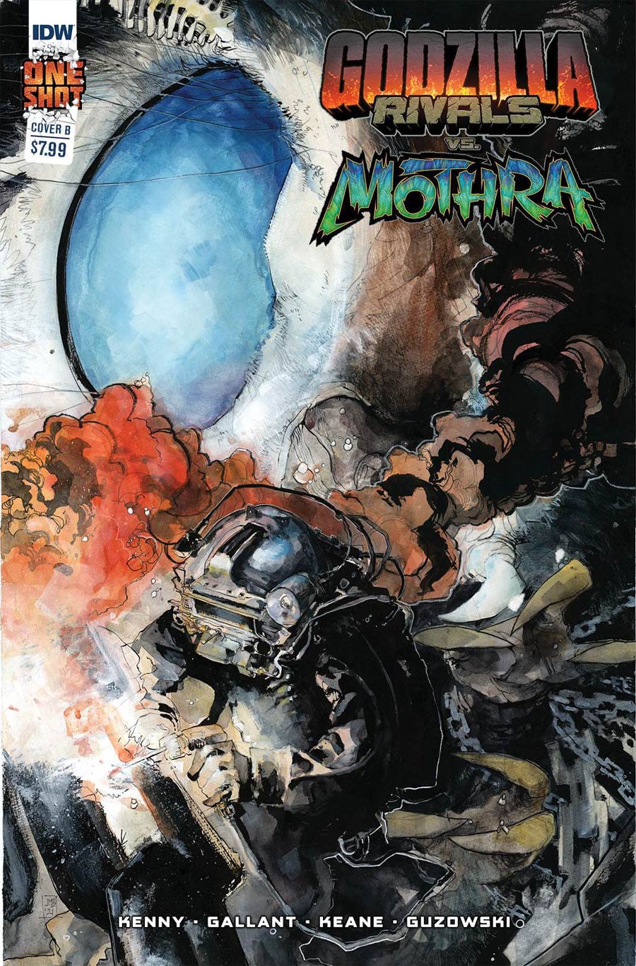 Godzilla Rivals vs Mothra #1 (One Shot) Cover B Incentive Jeffrey Veregge Variant Cover