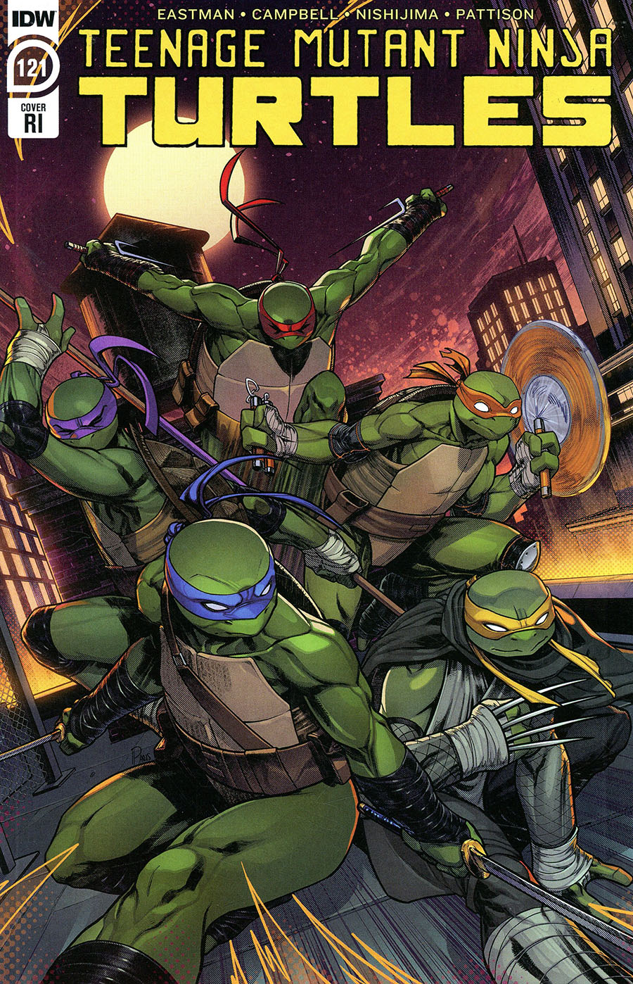 Teenage Mutant Ninja Turtles Vol 5 #121 Cover C Incentive Paris Alleyne Variant Cover