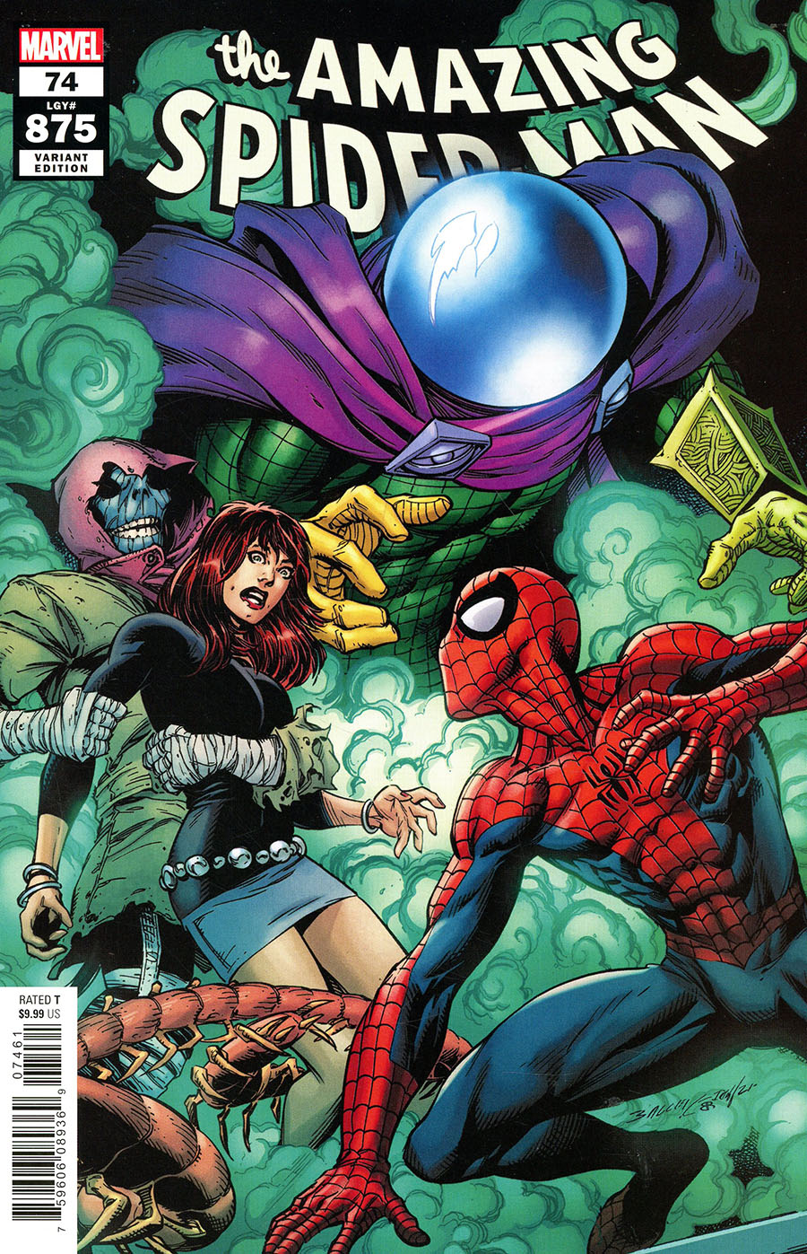 Amazing Spider-Man Vol 5 #74 Cover L Incentive Mark Bagley Variant Cover (#875)