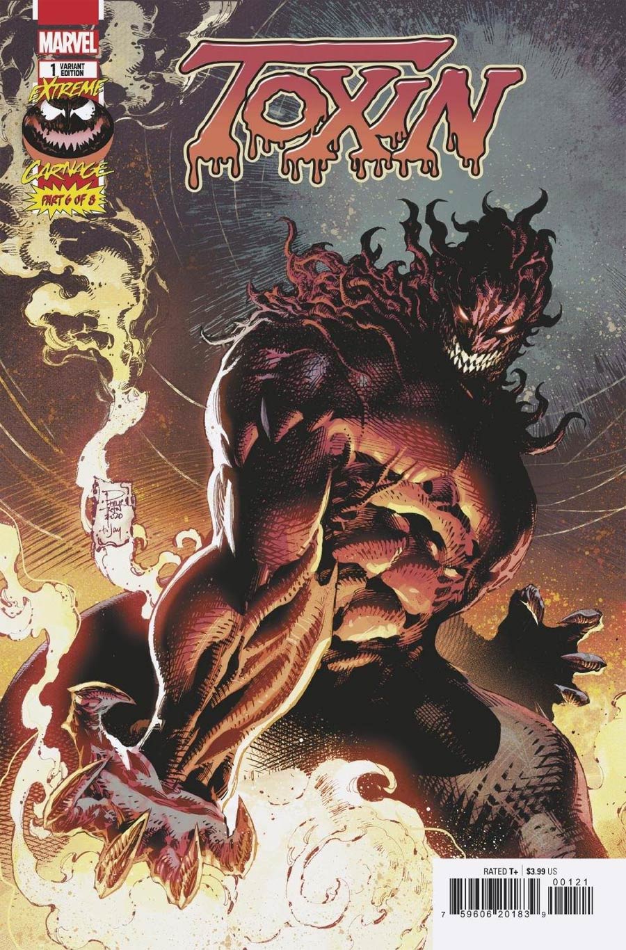 Extreme Carnage Toxin #1 (One Shot) Cover D Incentive Philip Tan Variant Cover