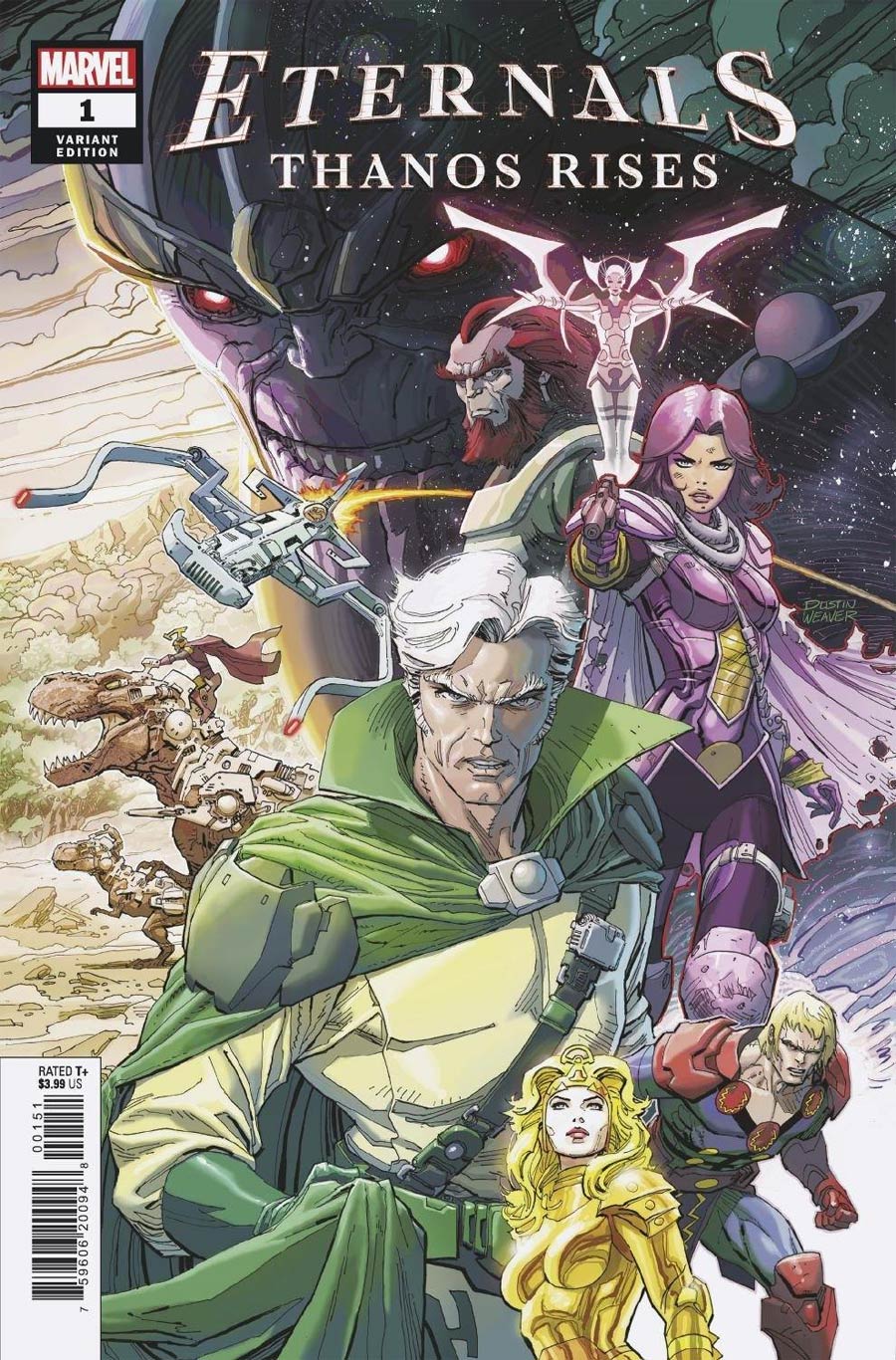 Eternals Thanos Rises #1 (One Shot) Cover E Incentive Dustin Weaver Variant Cover