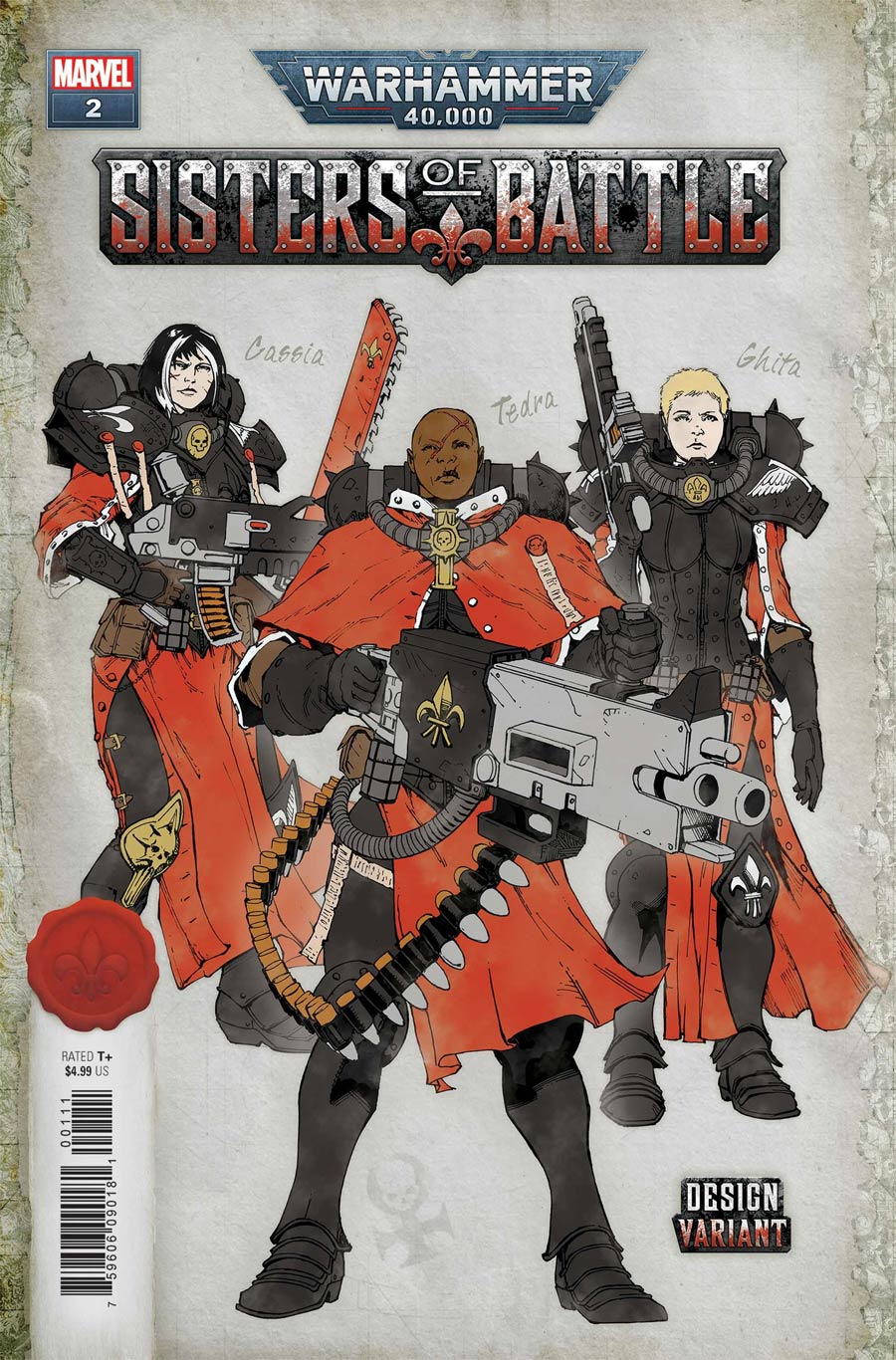 Warhammer 40000 Sisters Of Battle #2 Cover C Incentive Edgar Salazar Design Variant Cover