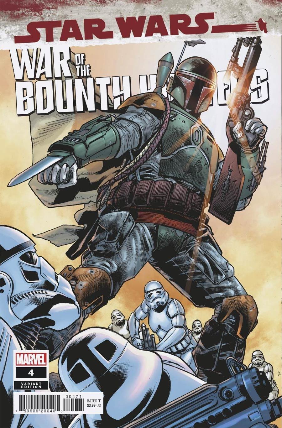Star Wars War Of The Bounty Hunters #4 Cover E Incentive Bryan Hitch Variant Cover