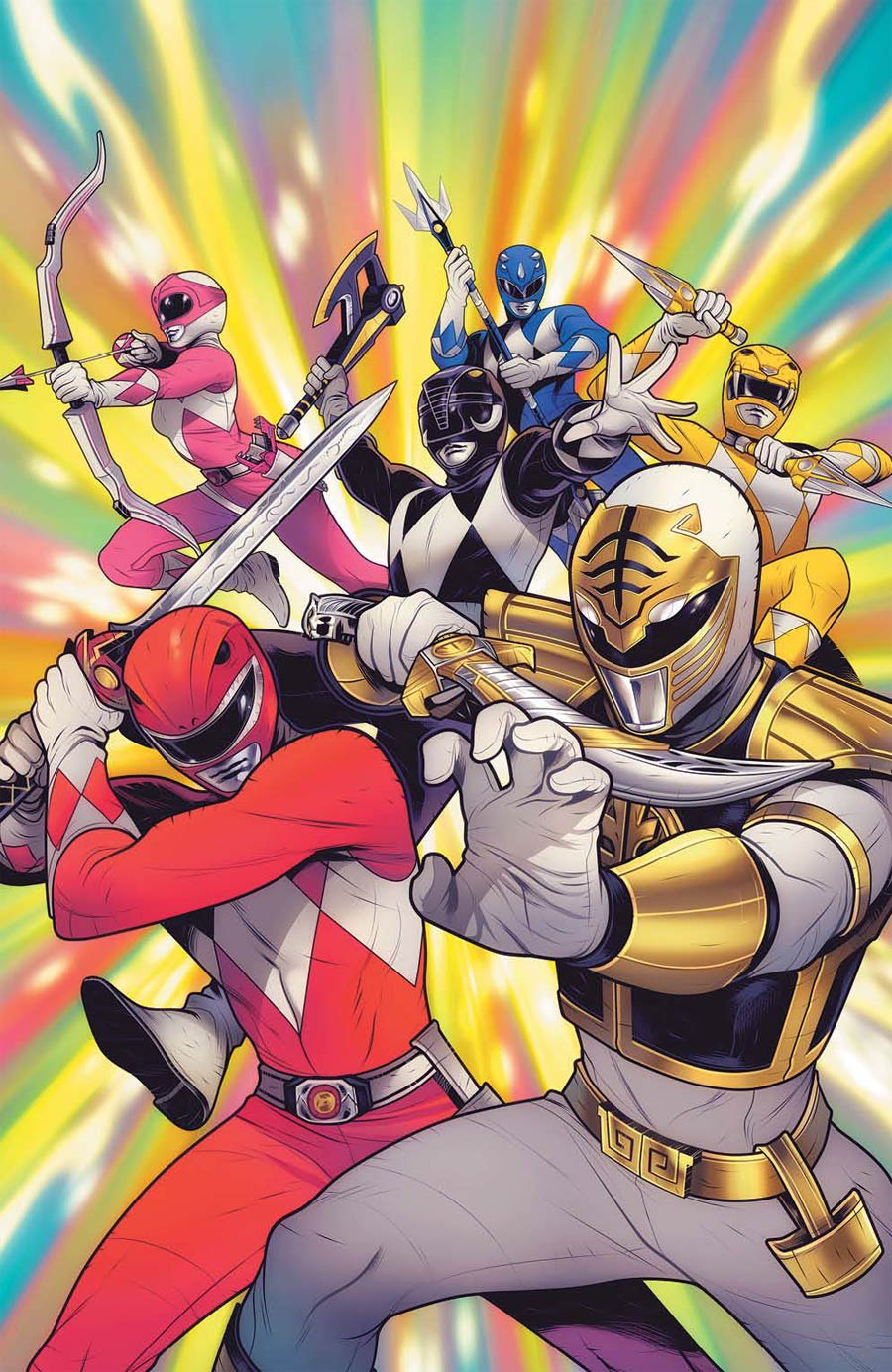Mighty Morphin #11 Cover G Incentive Elizabeth Torque Reveal Virgin Cover