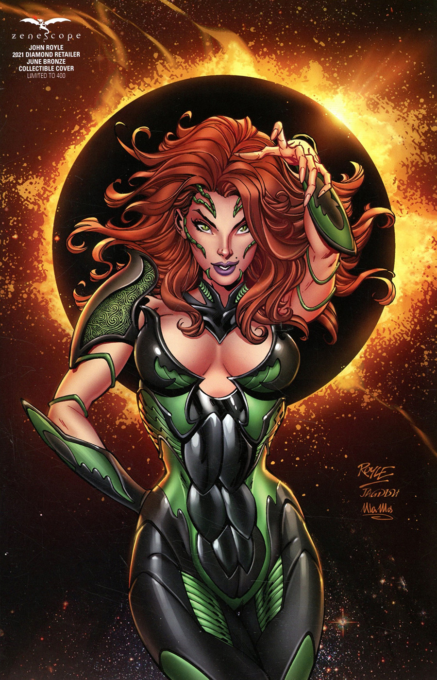 Grimm Spotlight Hercules Payne vs Scorpion Queen Cover D John Royle Scorpion Queen Retailer Variant Cover