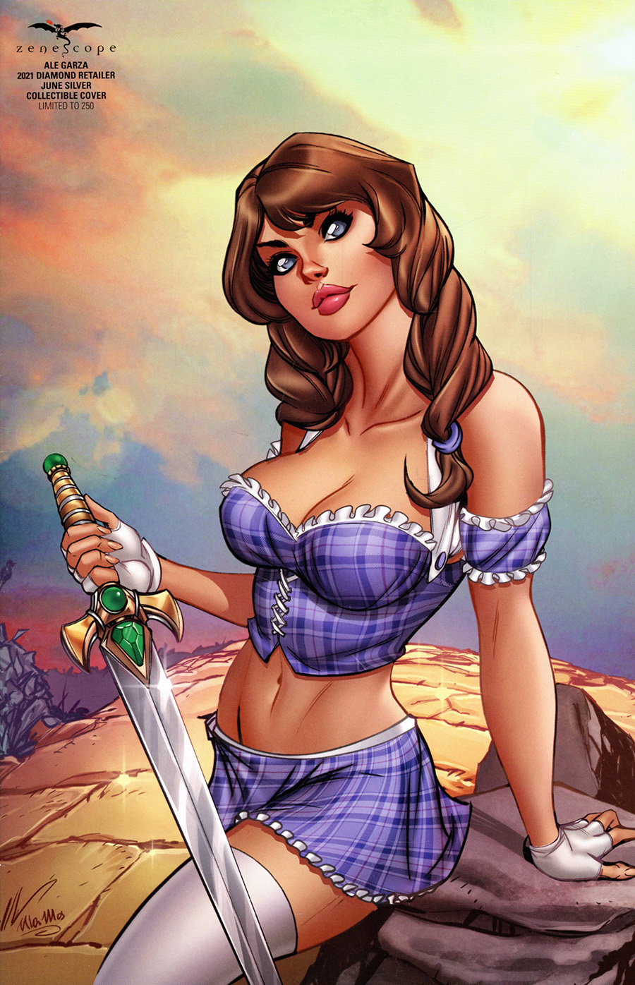 Grimm Spotlight Hercules Payne vs Scorpion Queen Cover E Ale Garza Dorothy Regular Retailer Variant Cover