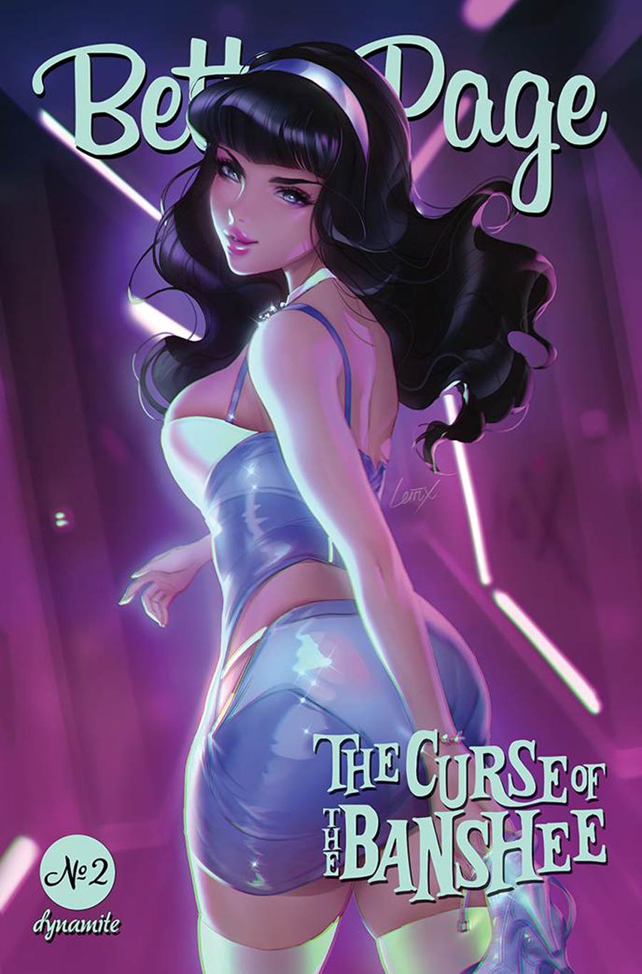 Bettie Page And The Curse Of The Banshee #2 Cover Q Variant Leirix Li Premium Cover