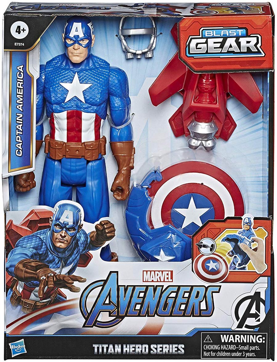 Hasbro Avengers Captain America 12-Inch Action Figure Playset