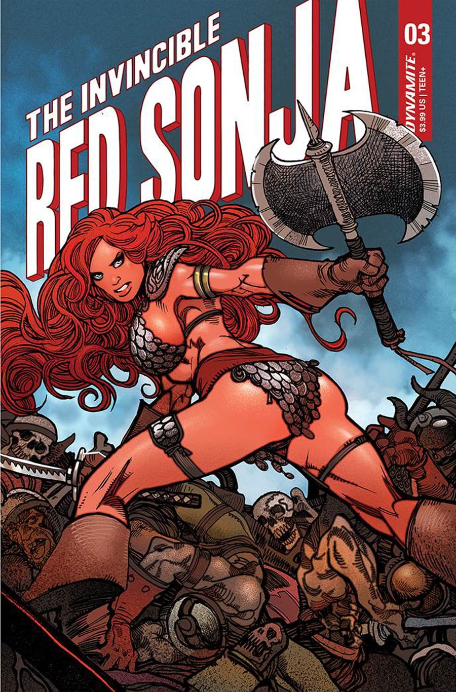 Invincible Red Sonja #3 Cover P Variant Moritat Premium Cover