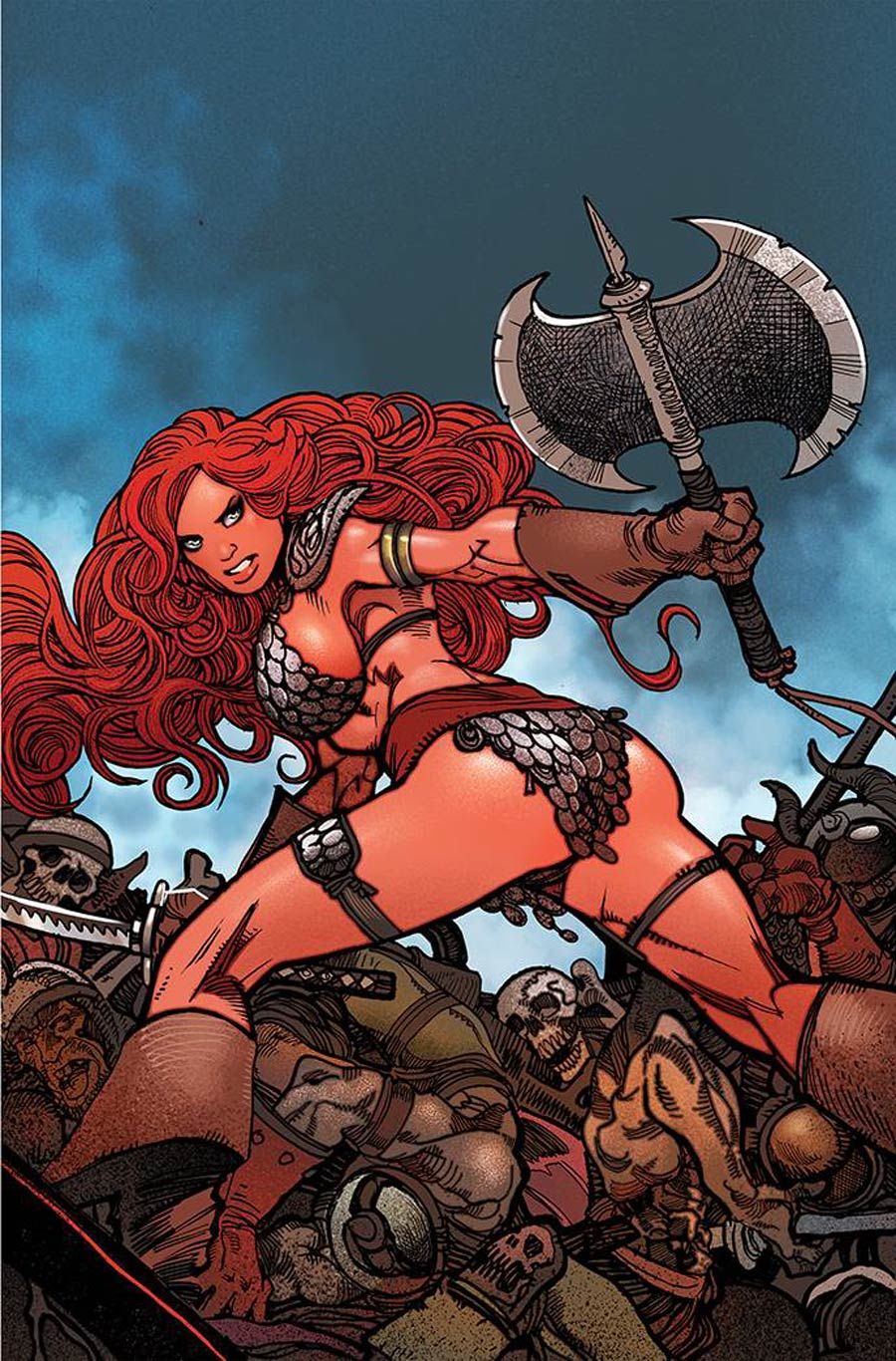 Invincible Red Sonja #3 Cover S Incentive Moritat Virgin Cover