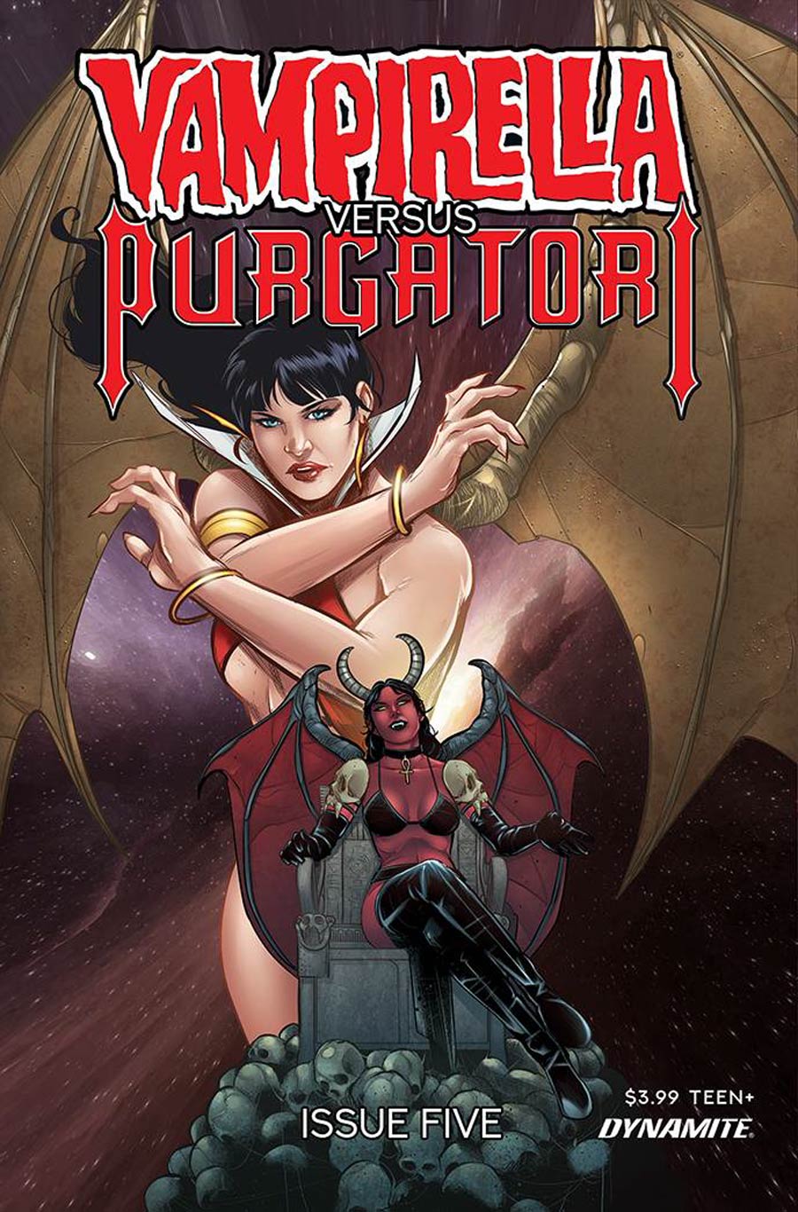 Vampirella vs Purgatori #5 Cover K Variant Alvaro Sarraseca Premium Cover