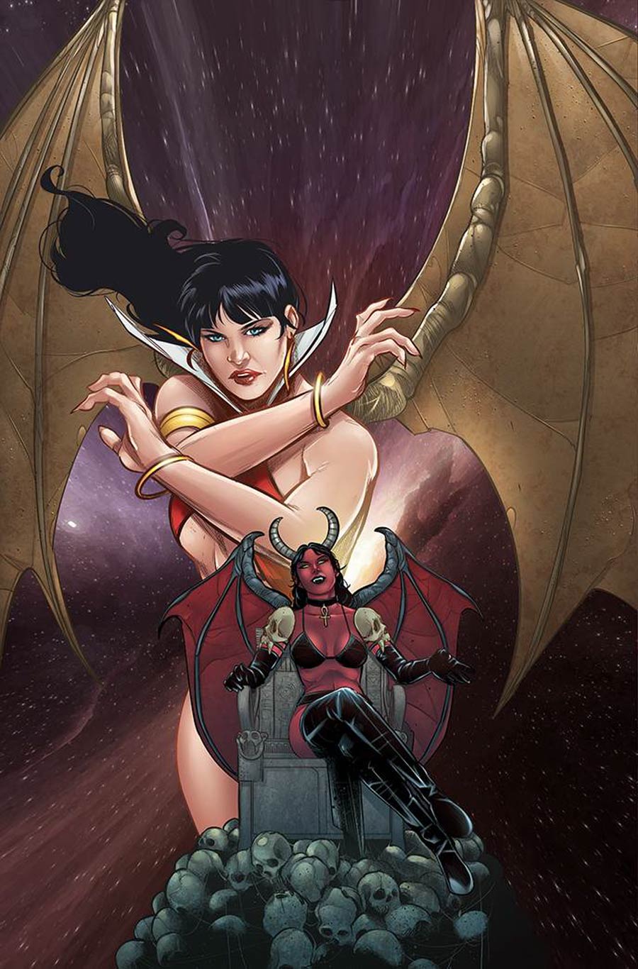 Vampirella vs Purgatori #5 Cover M Variant Alvaro Sarraseca Virgin Cover