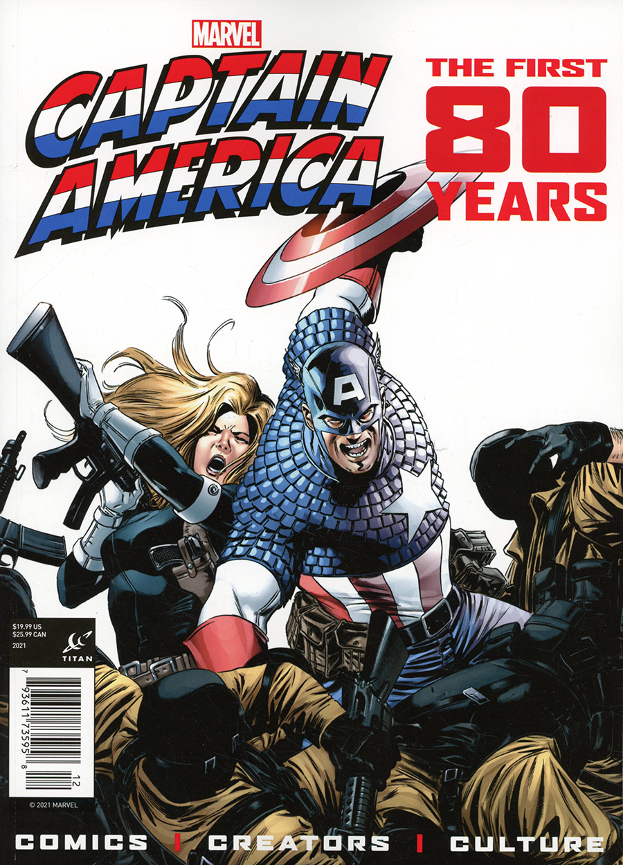 Captain America First 80 Years Magazine Variant Cover