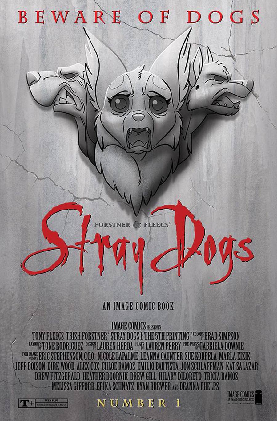 Stray Dogs #1 Cover H 5th Ptg