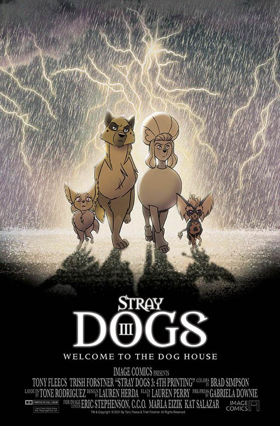 Stray Dogs #3 Cover E 4th Ptg