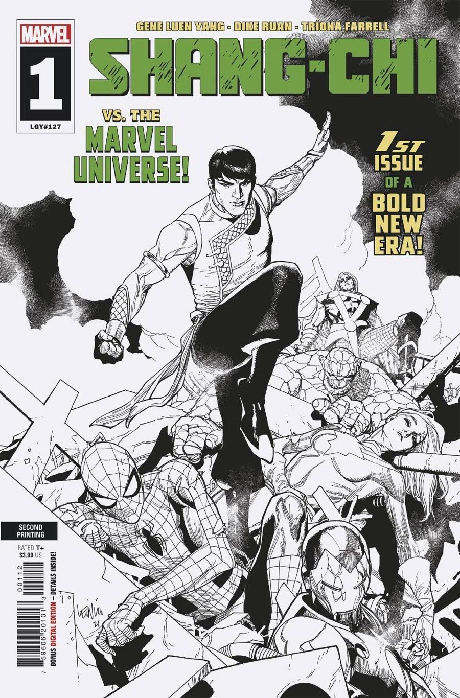 Shang-Chi Vol 2 #1 Cover G 2nd Ptg Variant Cover