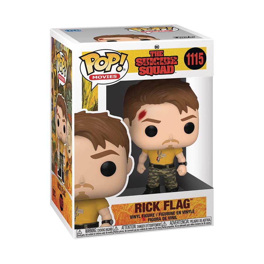 POP Movies The Suicide Squad Rick Flag Vinyl Figure
