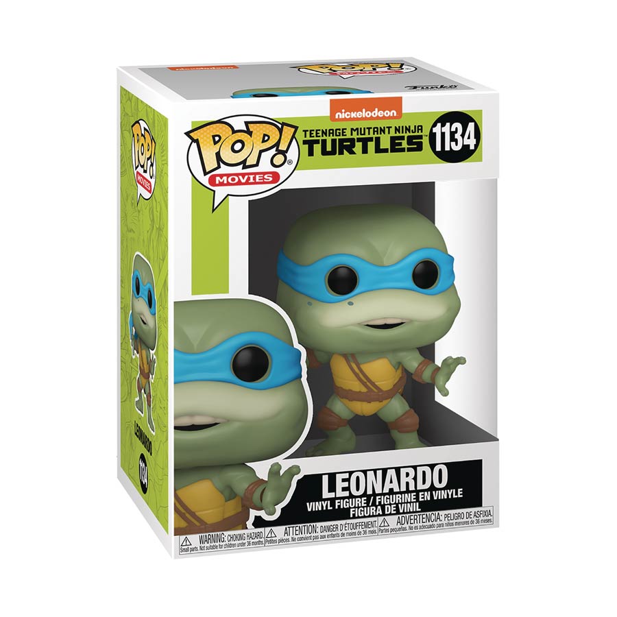 POP Movies Teenage Mutant Ninja Turtles 2 Secret Of The Ooze Leonardo Vinyl Figure
