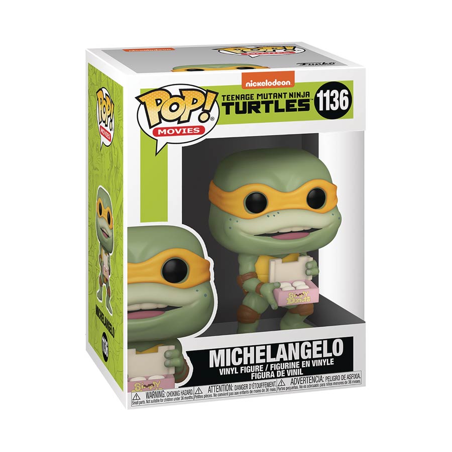 POP Movies Teenage Mutant Ninja Turtles 2 Secret Of The Ooze Michelangelo Vinyl Figure