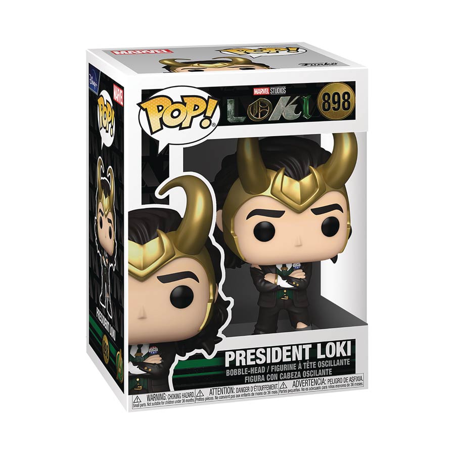 POP Marvel Loki President Loki Vinyl Bobble Head