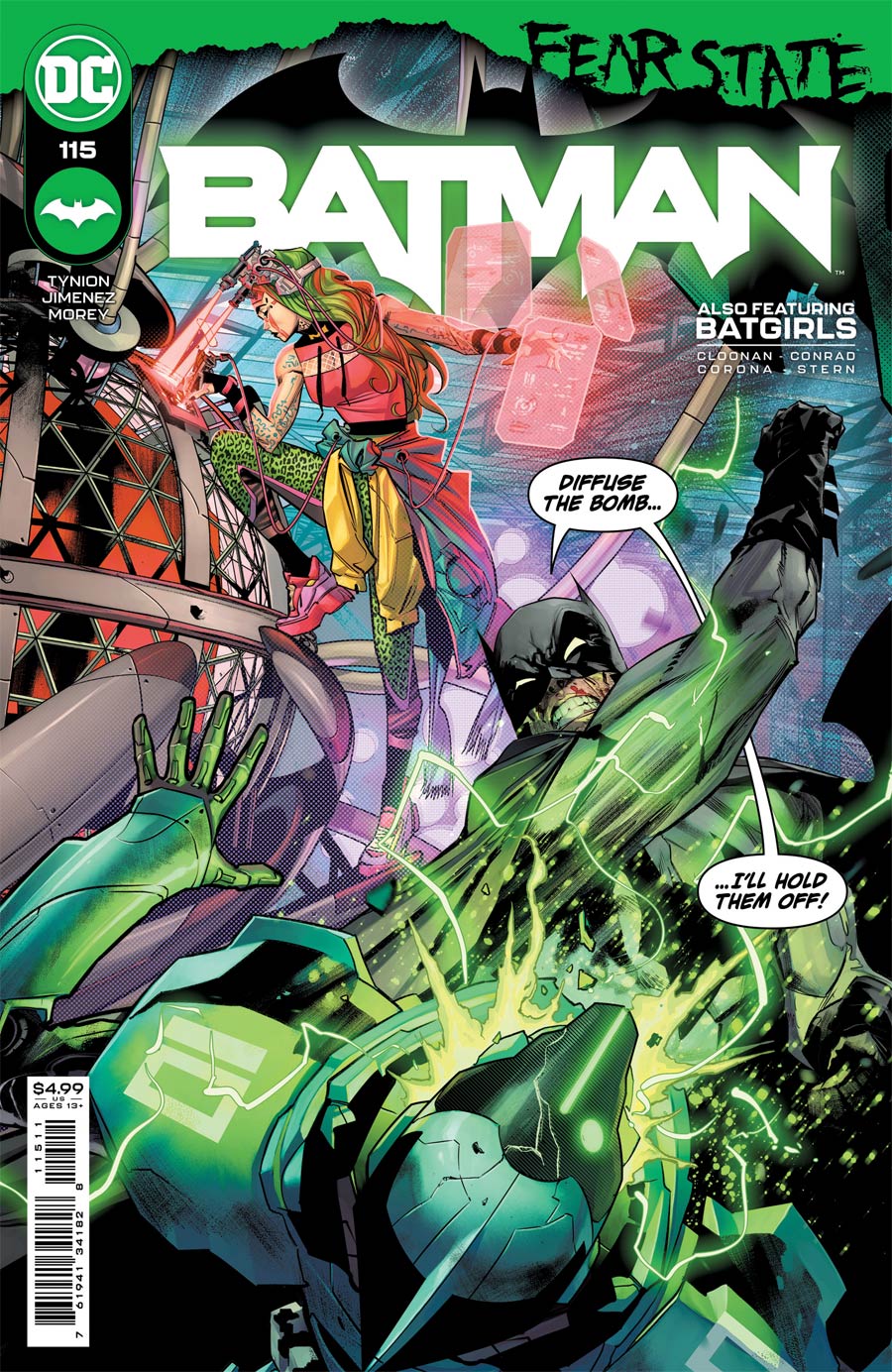 Batman Vol 3 #115 Cover A Regular Jorge Jimenez Cover (Fear State Tie-In)