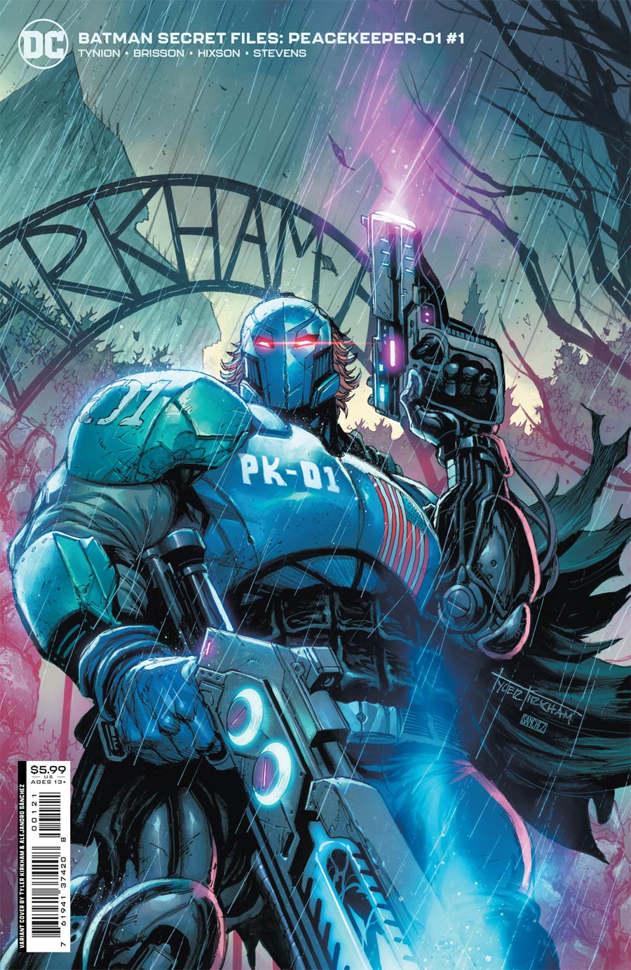 Batman Secret Files Peacekeeper-01 #1 (One Shot) Cover B Variant Tyler Kirkham Card Stock Cover (Fear State Tie-In)