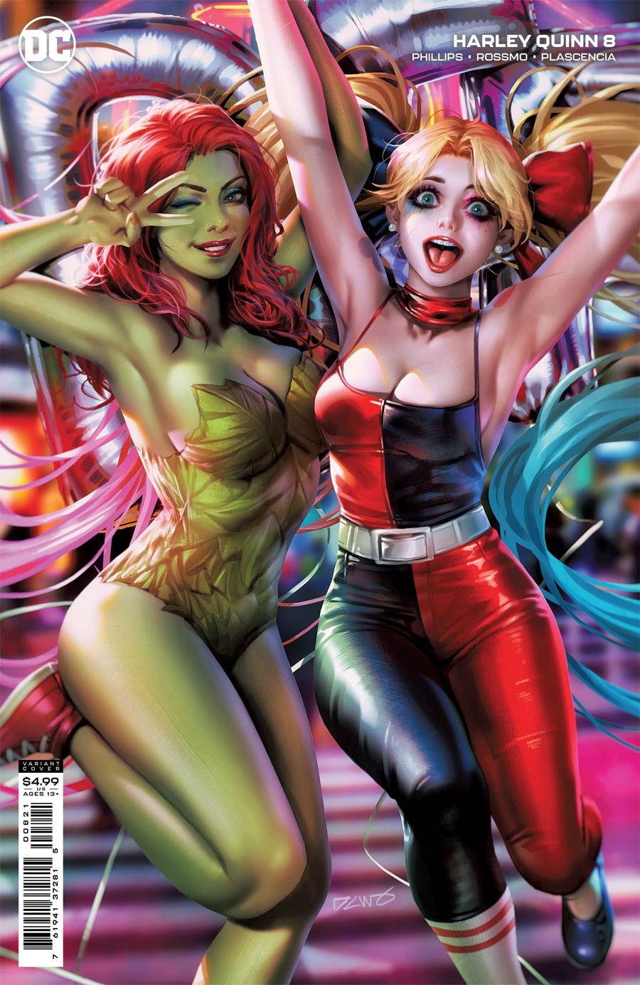 Harley Quinn Vol 4 #8 Cover B Variant Derrick Chew Card Stock Cover (Fear State Tie-In)