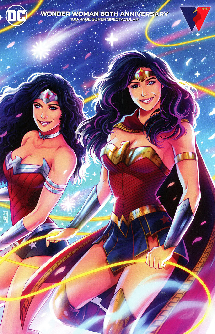 Wonder Woman 80th Anniversary 100-Page Super Spectacular #1 (One Shot) Cover E Variant Jen Bartel Costume Celebration Wraparound Cover