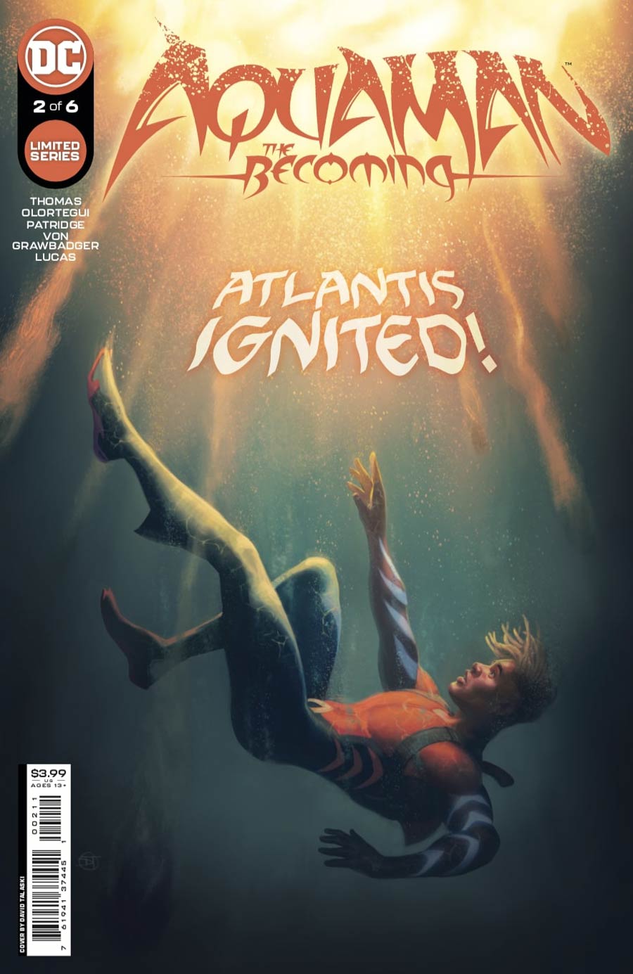 Aquaman The Becoming #2 Cover A Regular David Talaski Cover