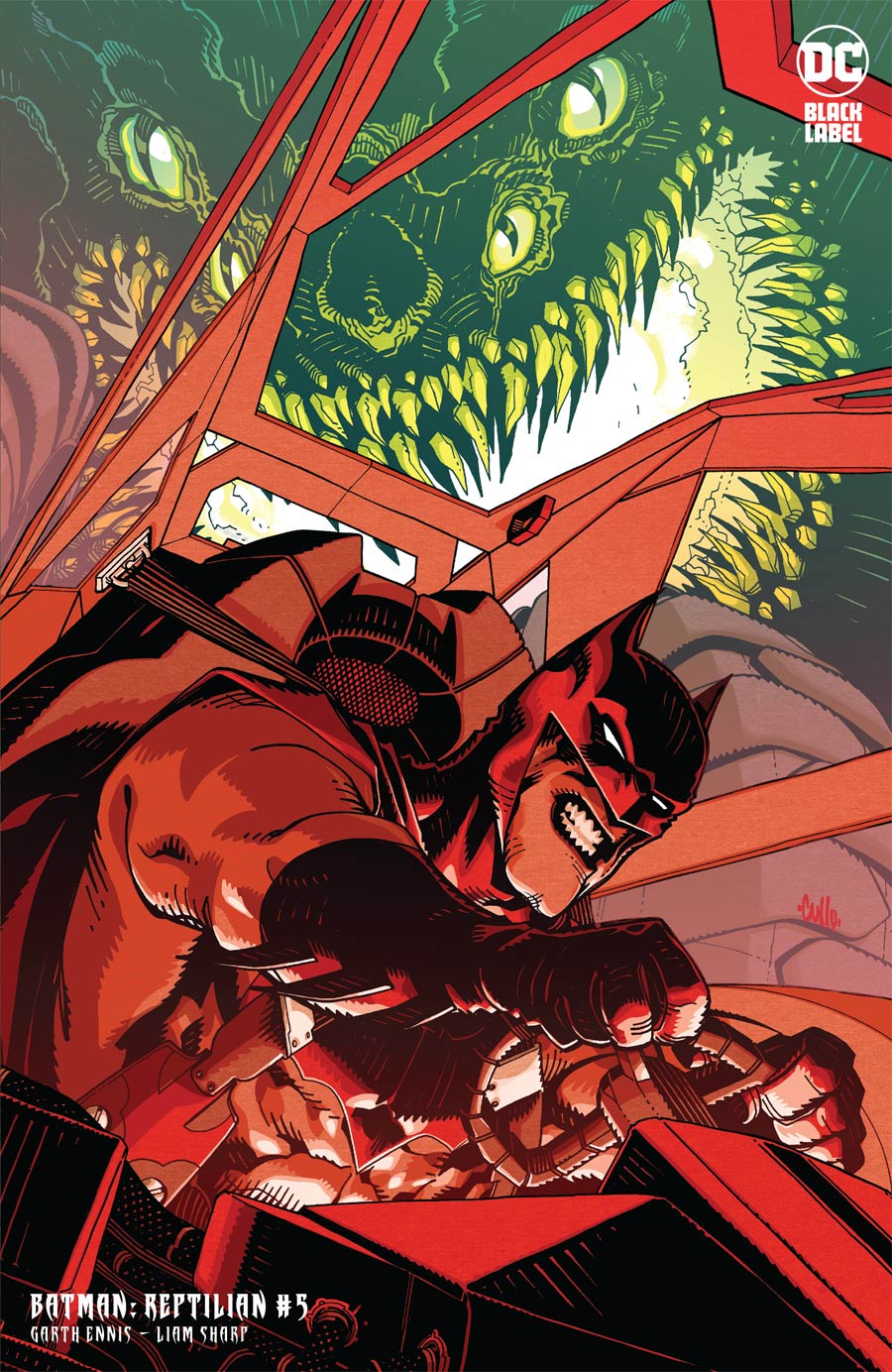 Batman Reptilian #5 Cover B Variant Cully Hamner Cover