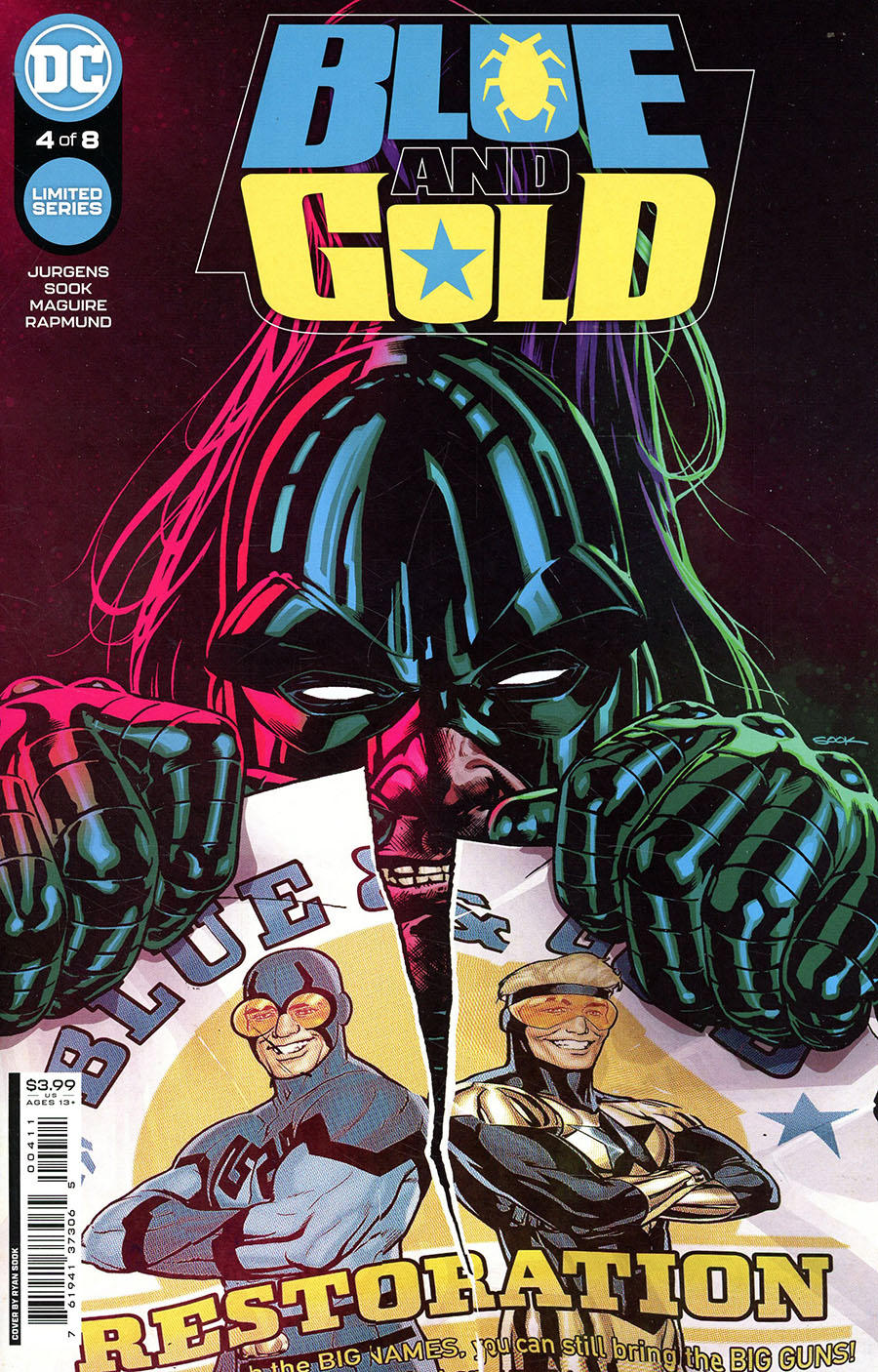 Blue & Gold #4 Cover A Regular Ryan Sook Cover