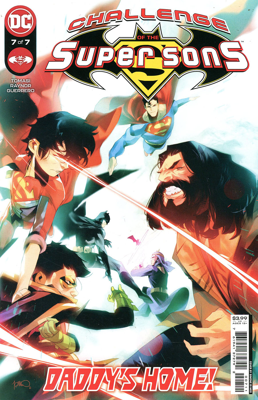 Challenge Of The Super Sons #7 Cover A Regular Simone Di Meo Cover