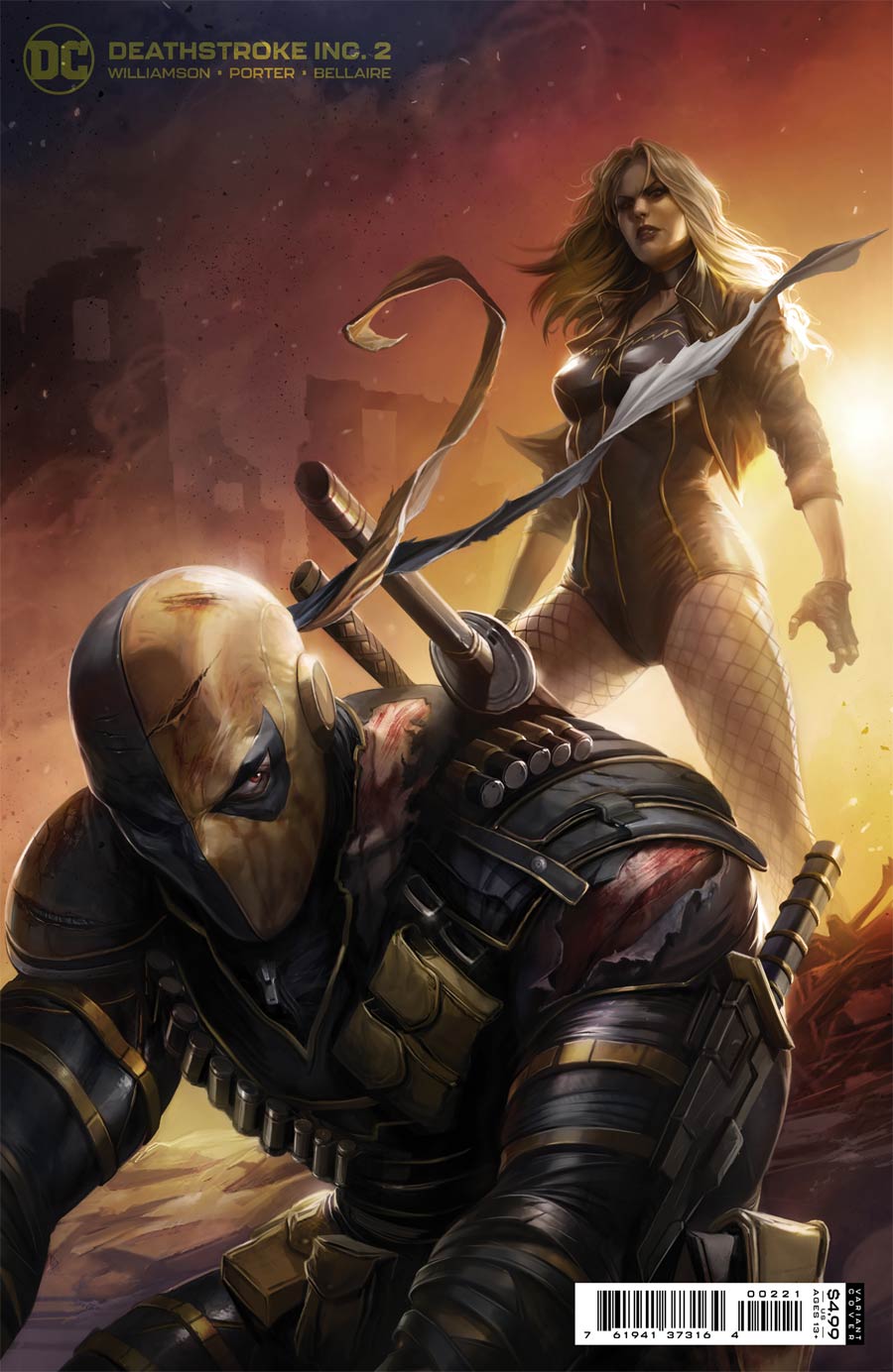 Deathstroke Inc #2 Cover B Variant Francesco Mattina Card Stock Cover