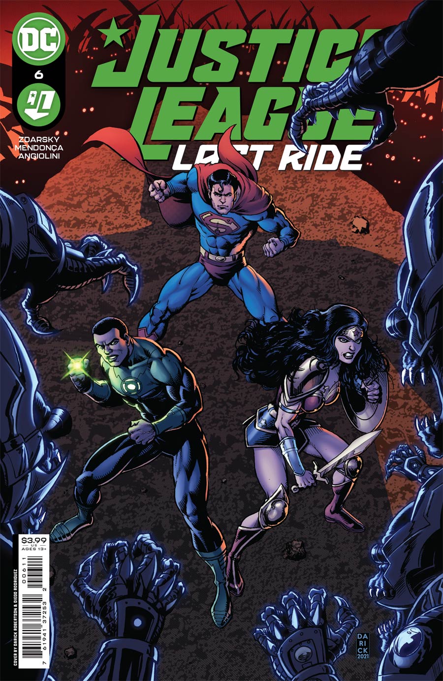 Justice League Last Ride #6 Cover A Regular Darick Robertson Cover