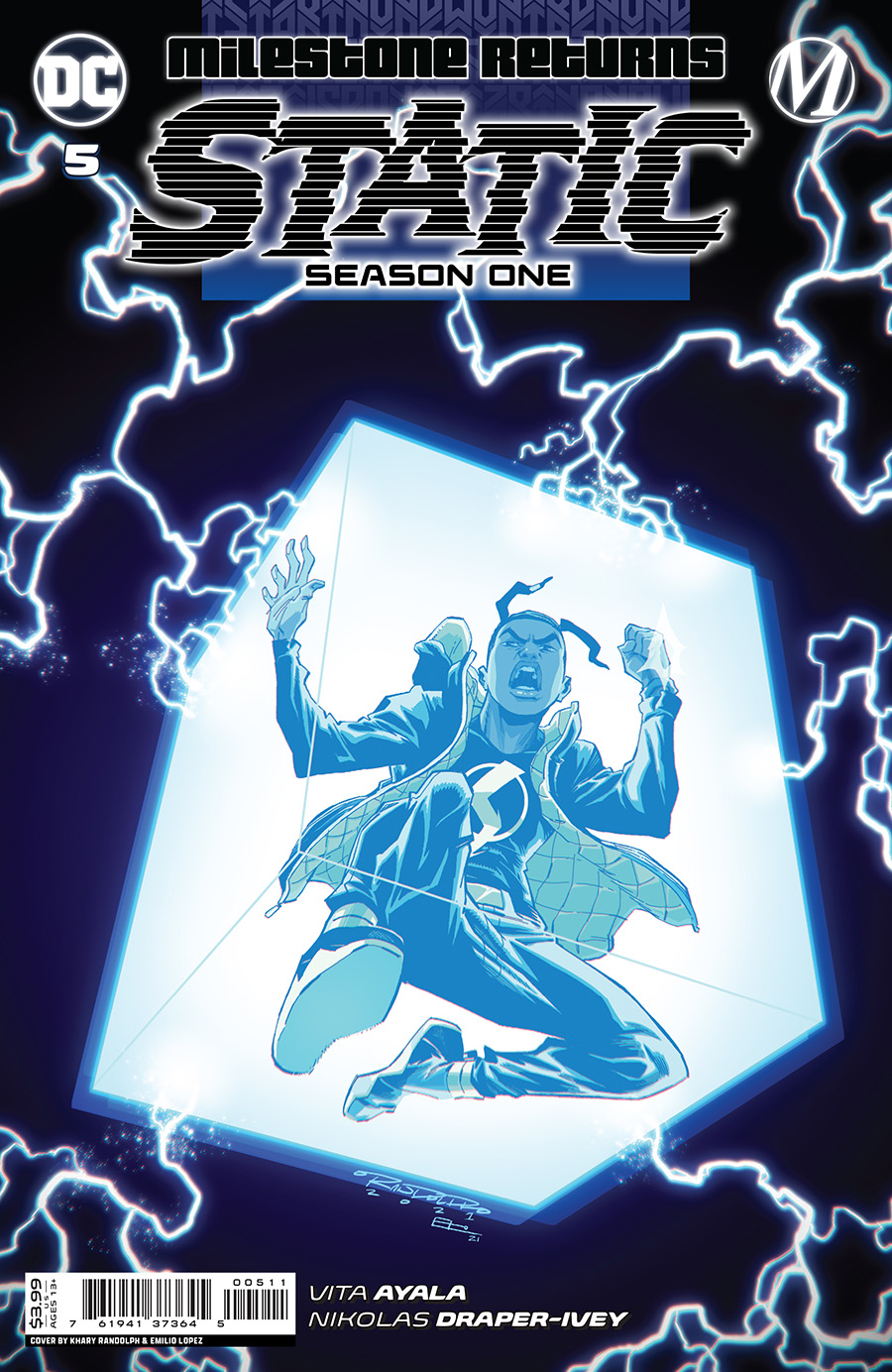 Static Season One #5 Cover A Regular Khary Randolph Cover