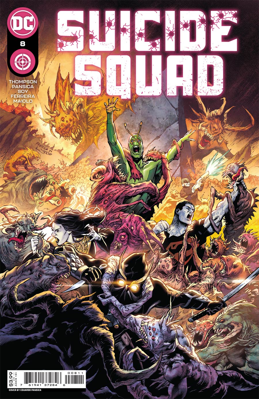 Suicide Squad Vol 6 #8 Cover A Regular Eduardo Pansica Cover