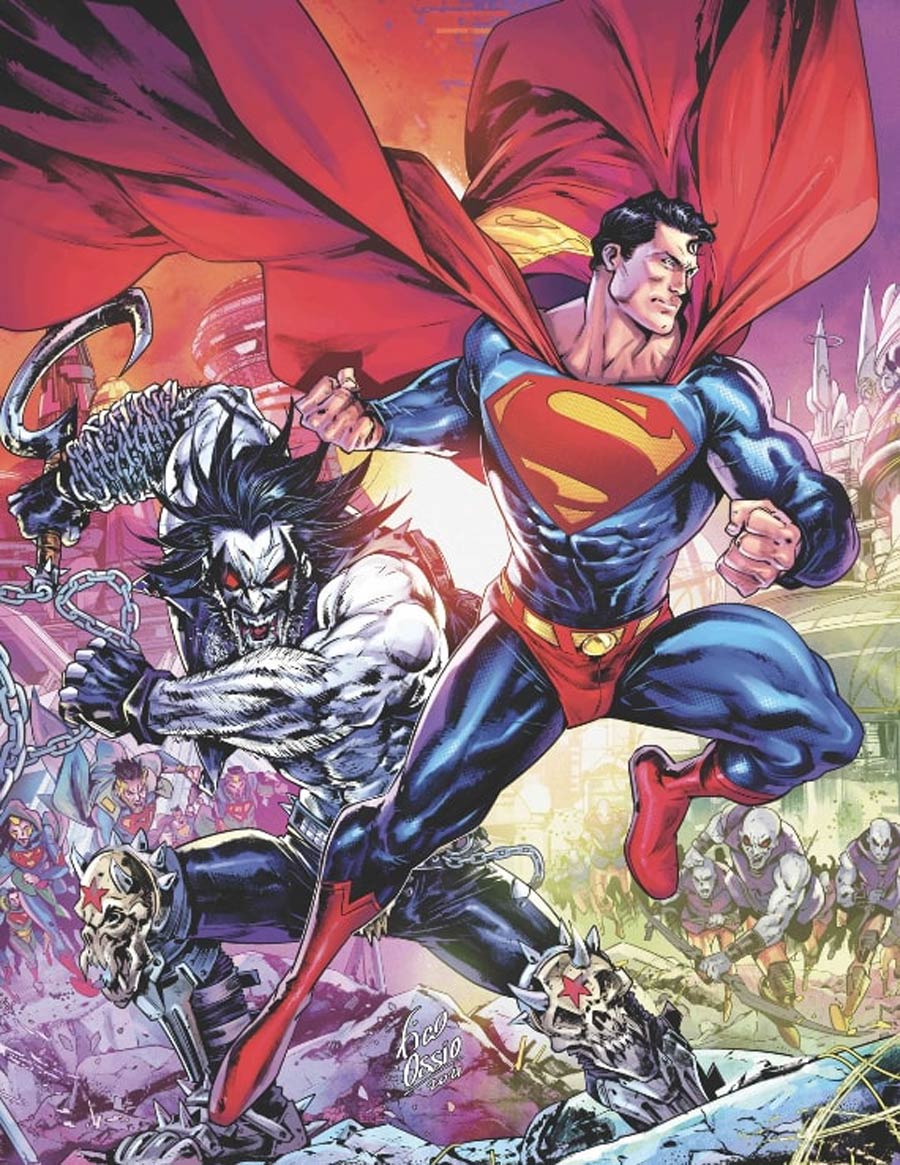 Superman vs Lobo #2 Cover B Variant Fico Ossio Cover