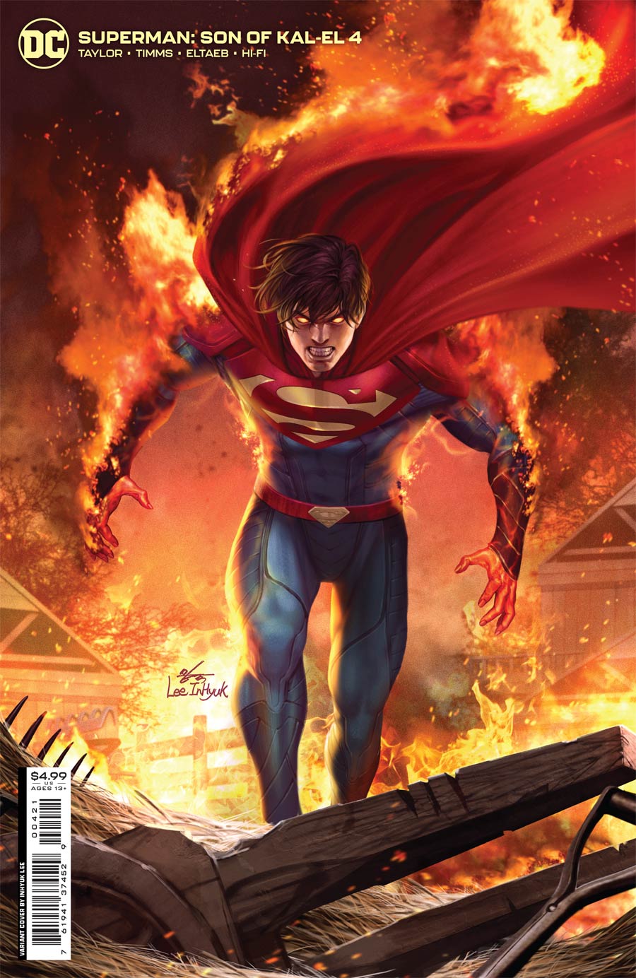 Superman Son Of Kal-El #4 Cover B Variant Inhyuk Lee Card Stock Cover (Limit 1 Per Customer)