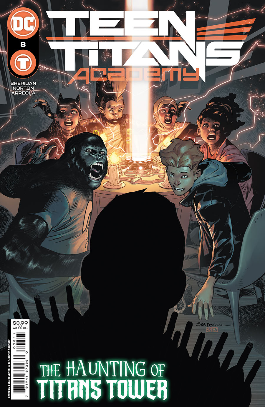 Teen Titans Academy #8 Cover A Regular Rafa Sandoval & Alejandro Sanchez Cover
