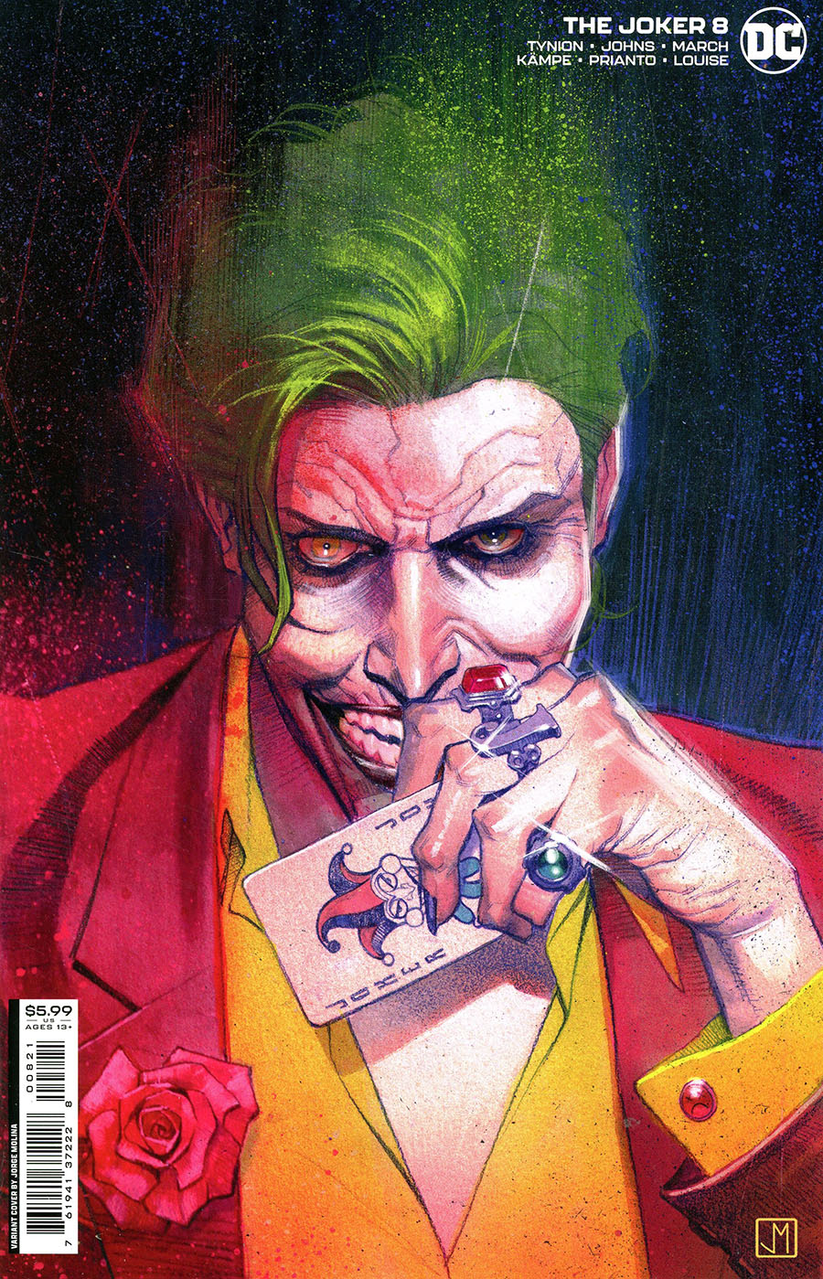 Joker Vol 2 #8 Cover B Variant Jorge Molina Cover (Limit 1 Per Customer)
