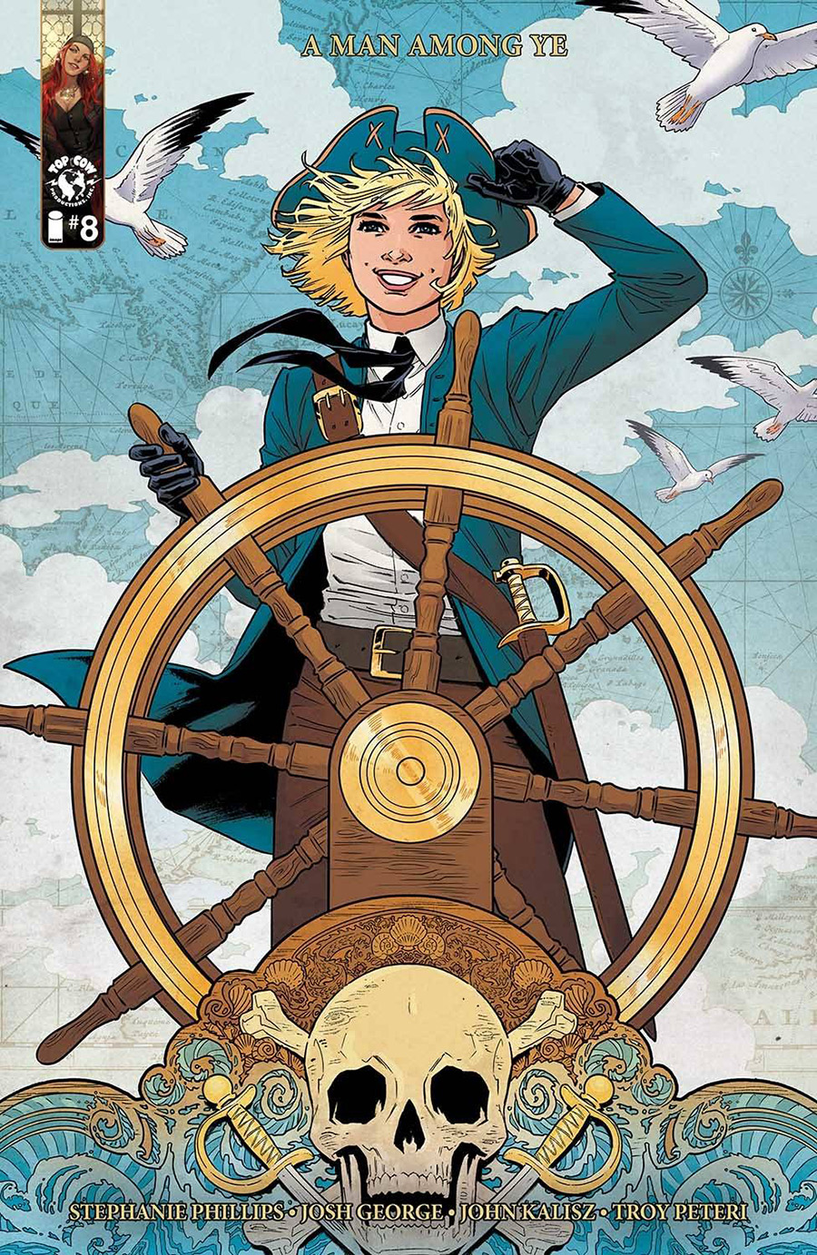 A Man Among Ye #8 Cover B Variant Rebekah Isaacs & Kelly Fitzpatrick Cover