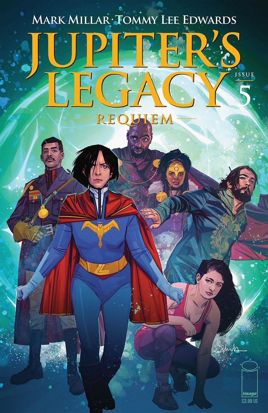 Jupiters Legacy Requiem #5 Cover A Regular Tommy Lee Edwards Cover